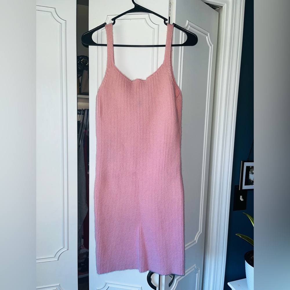 Pink eyelash dress